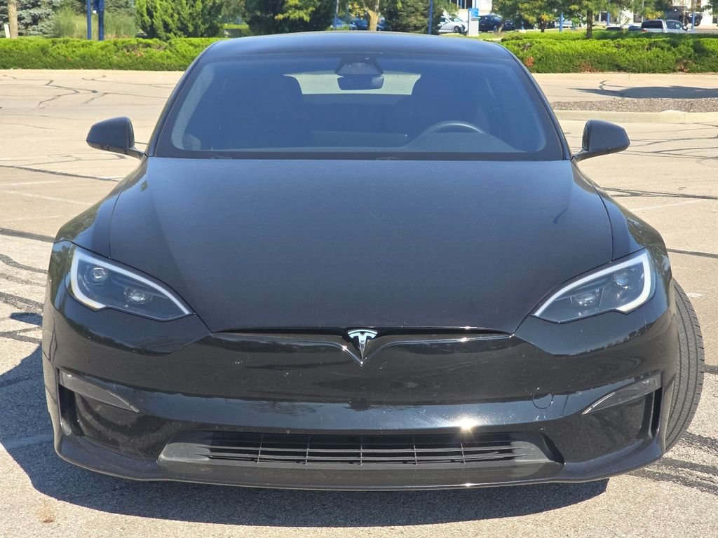 Used 2024 Solid Black Tesla Plaid image 9