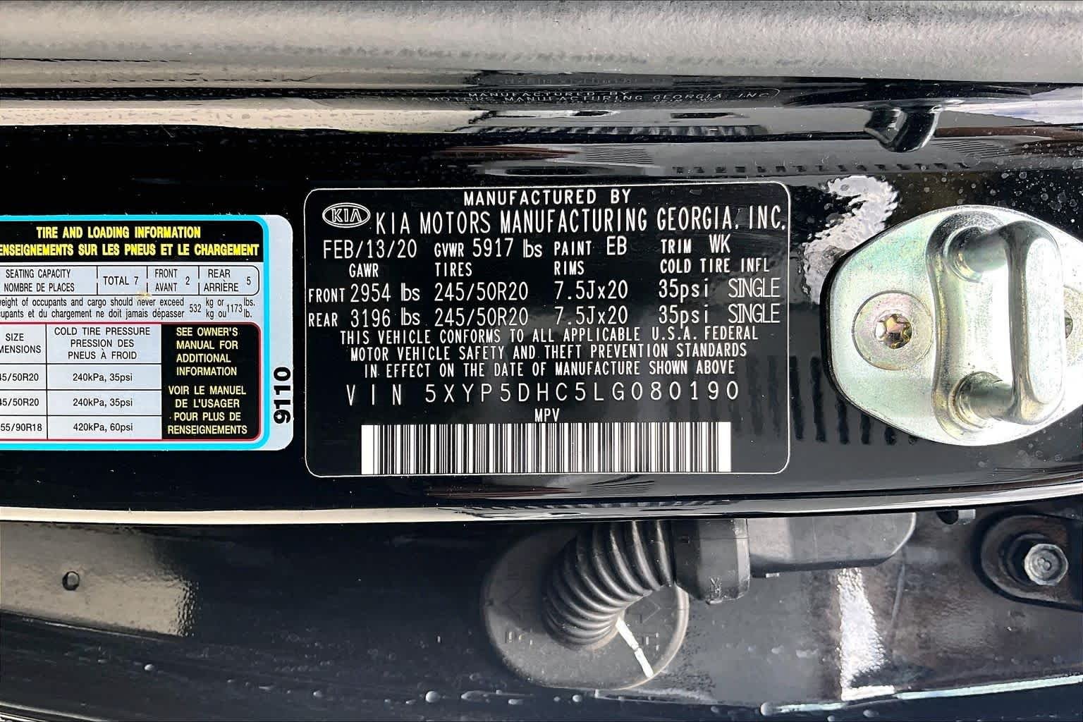 Used 2020 Ebony Black Kia SX image 33
