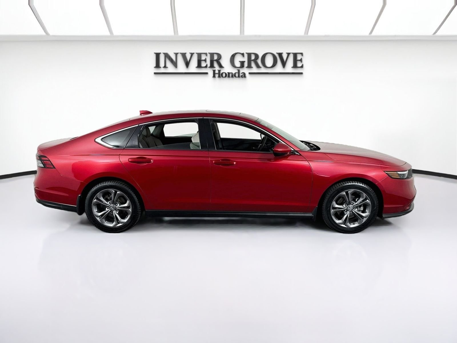 Used 2024 Radiant Red Metallic Honda EX image 4