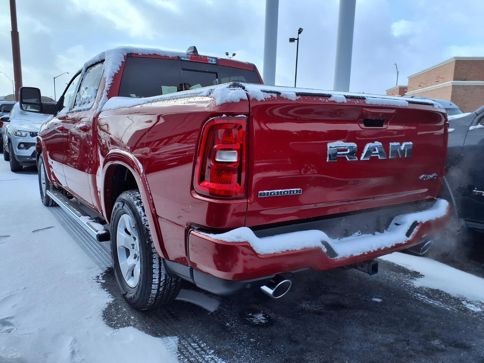 New 2026 Molten Red Pearl-Coat Exterior Paint RAM Big Horn image 2