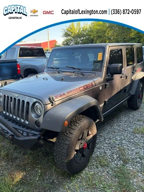Used 2014 Gray Jeep Unlimited Rubicon image 1