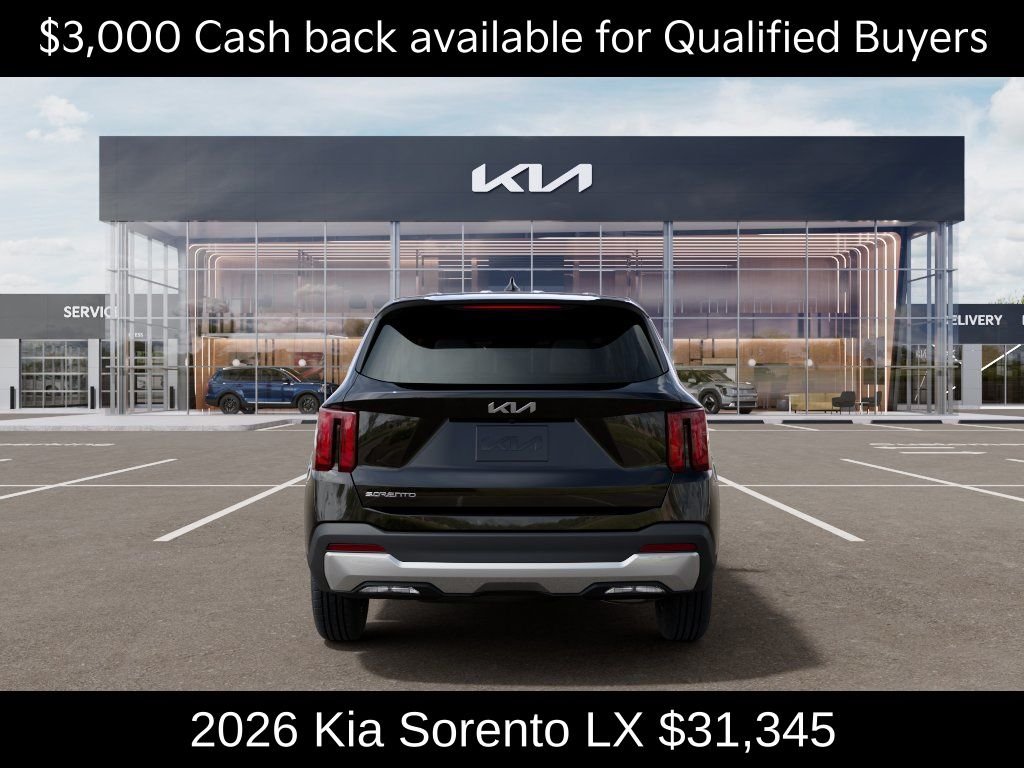 New 2026 Ebony Black Kia LX image 6