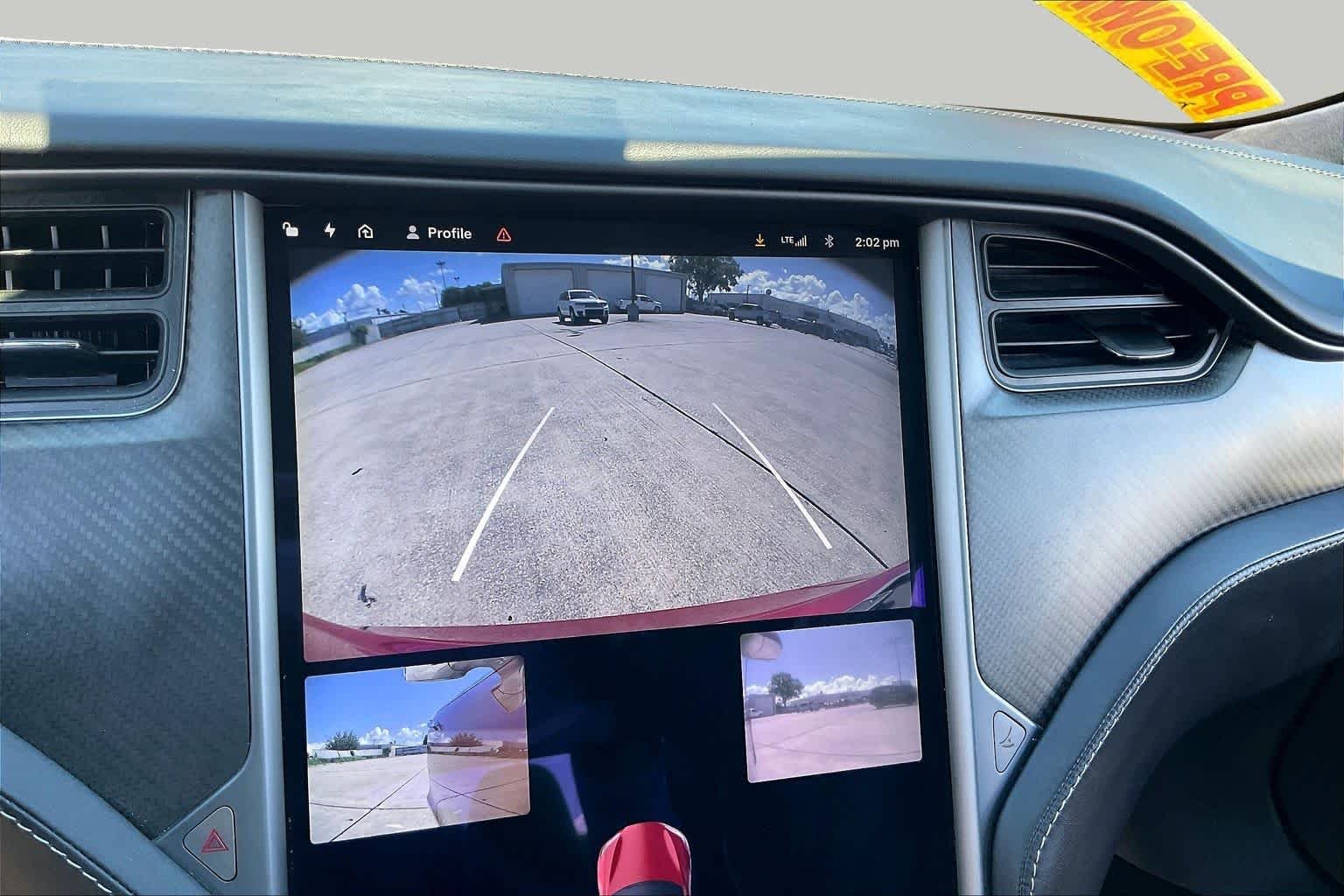 Used 2018 Red Multi-Coat Tesla 75D image 25