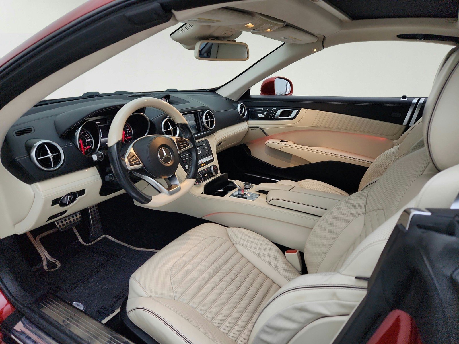 Used 2017 designo Cardinal Red Metallic Mercedes-Benz SL 450 image 16