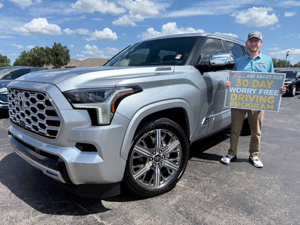 Silver 2026 Toyota Sequoia Capstone 4WD SUV / Crossover Four-Wheel Drive