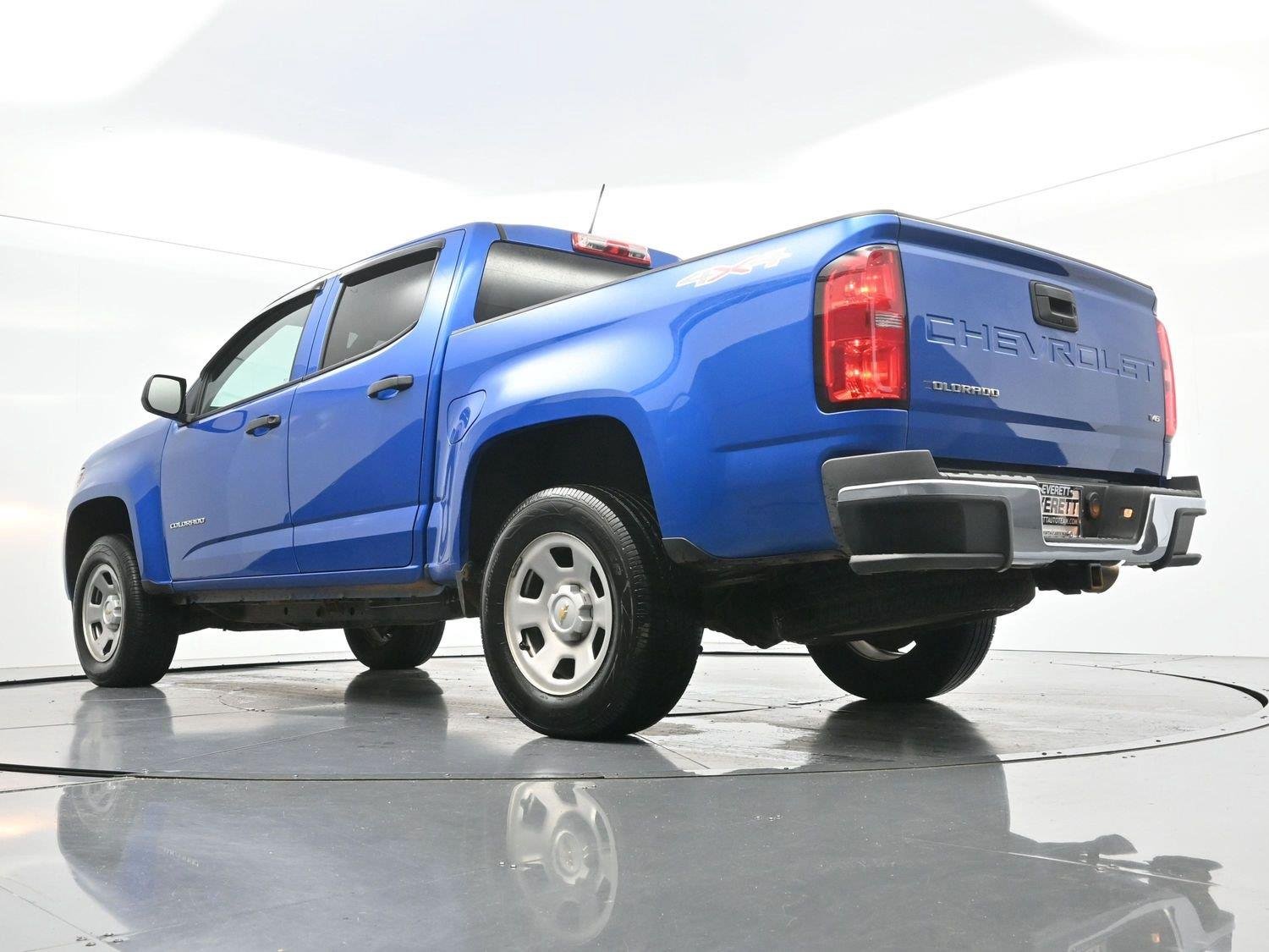 Used 2022 BRIGHT BLUE METALLIC Chevrolet 4WD Work Truck image 42