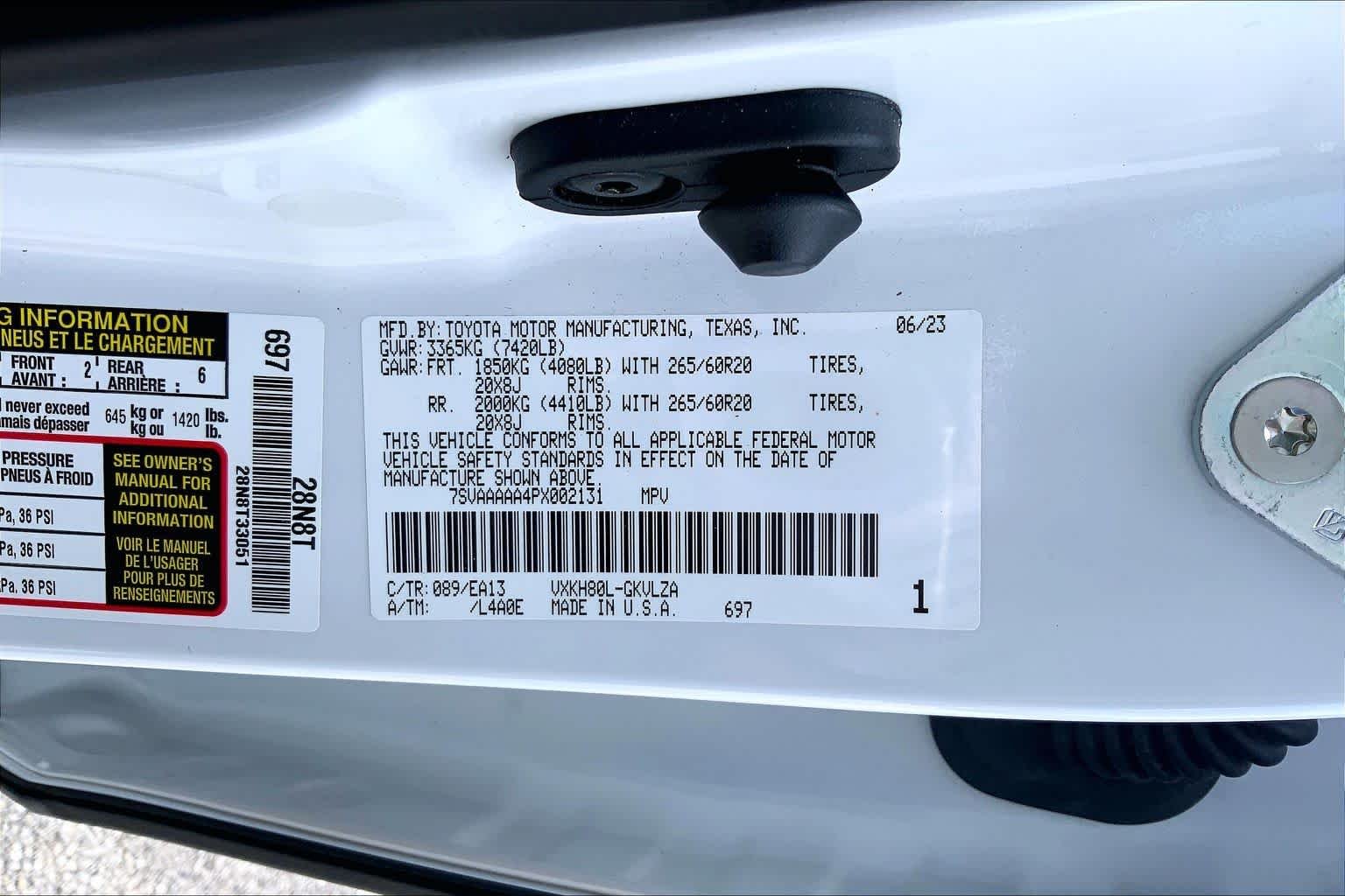 Used 2023 Wind Chill Pearl Toyota Limited image 36