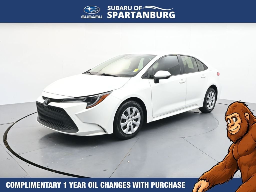 Used 2022 White Toyota LE image 2