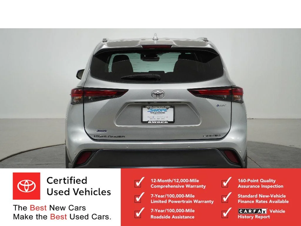 Used 2025 Celestial Silver Metallic Toyota Hybrid Limited image 4