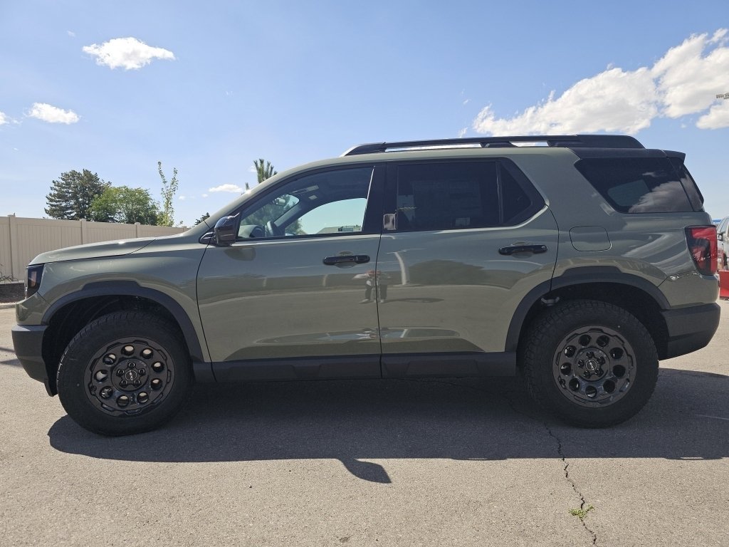 New 2026 Ash Green Metallic Honda TrailSport Elite Blackout image 6