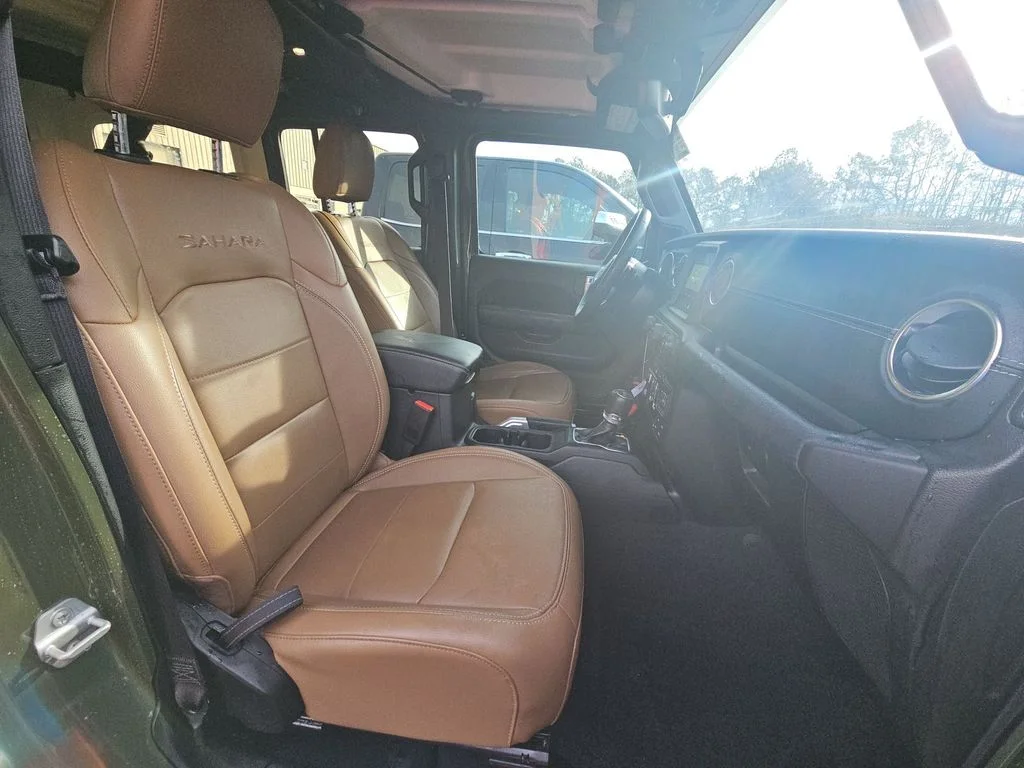 Used 2022 Green Jeep Unlimited Sahara 4xe image 5