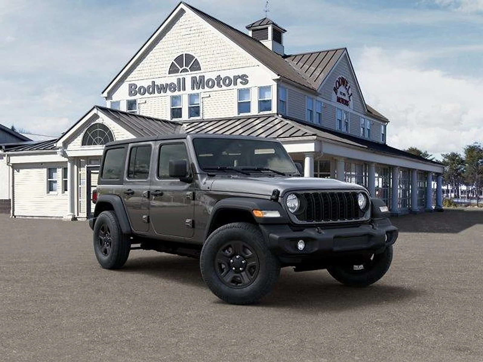 New 2026 Granite Crystal Metallic Clear-Coat Exterior Paint Jeep 4-Door Sport image 5