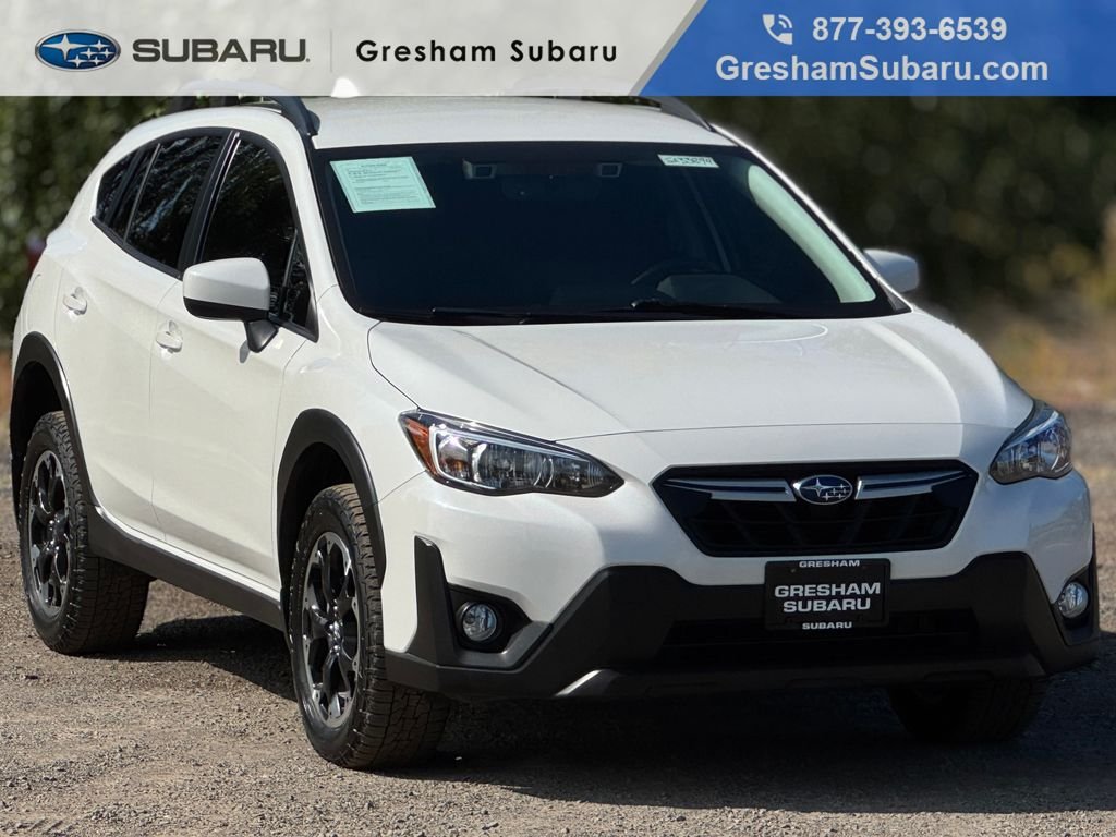 Used 2021 Crystal White Pearl Subaru Premium image 1