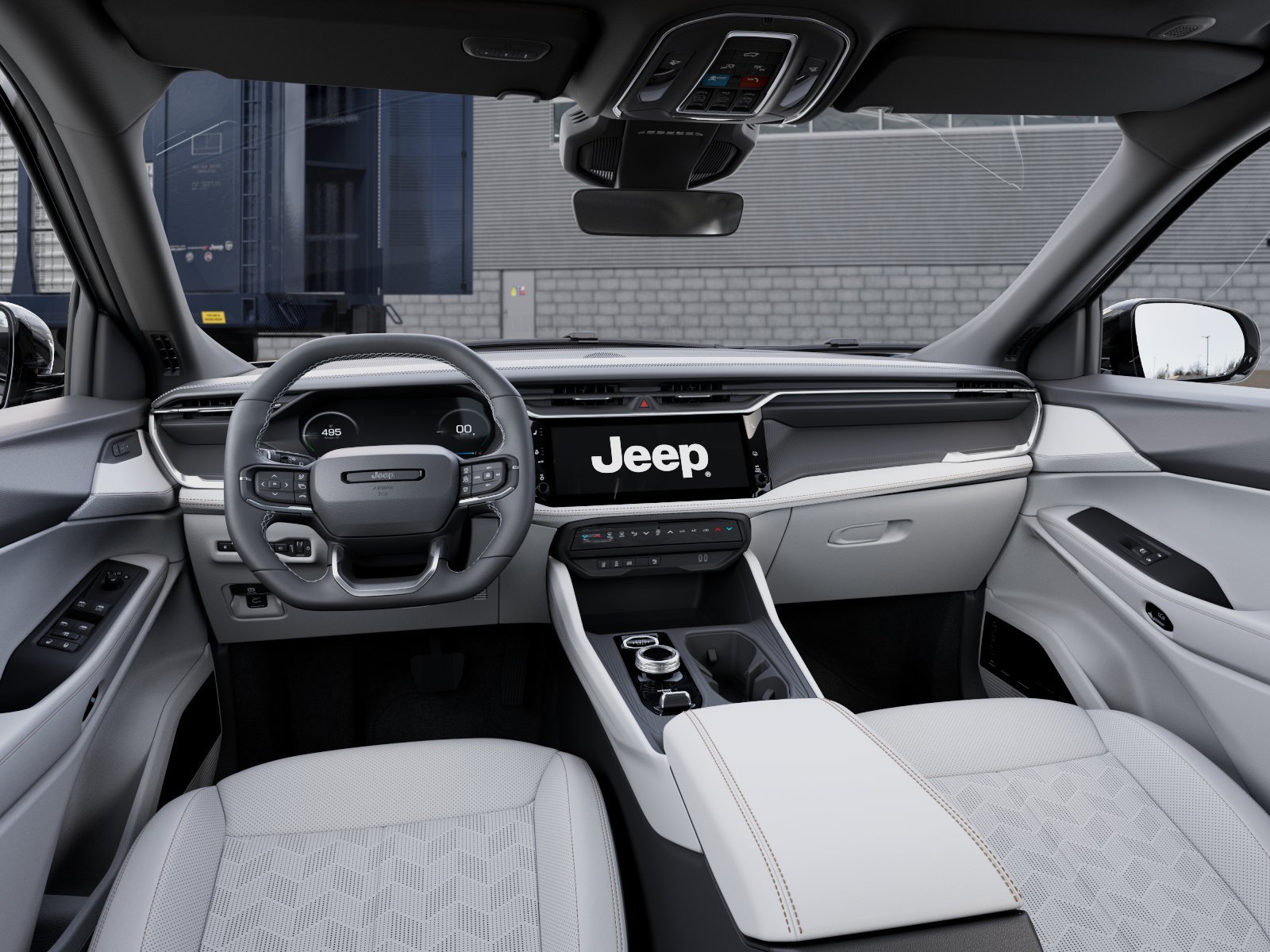 New 2026 Bright White Clear-Coat Exterior Paint Jeep Overland image 14
