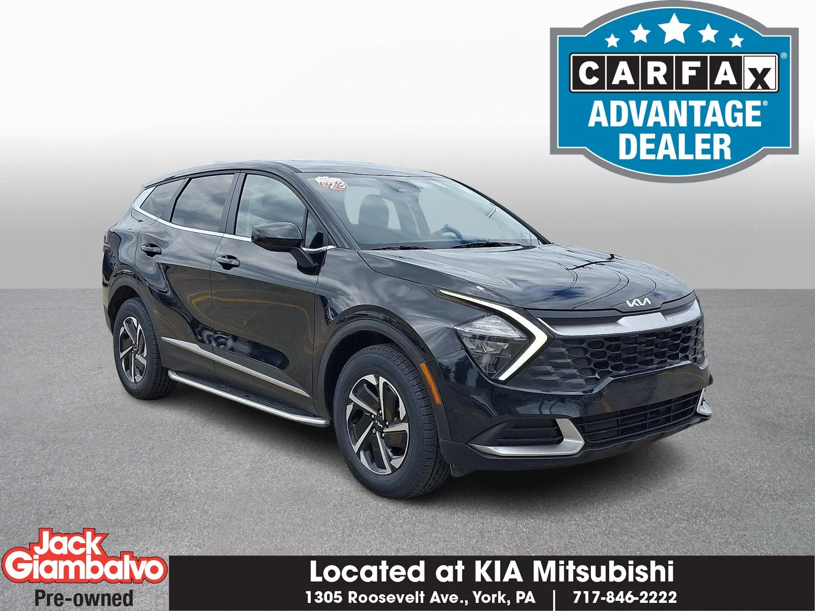 Certified Used 2023 Black Kia LX image 1