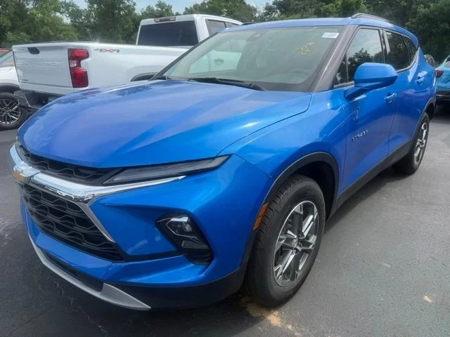Used 2024 Riptide Blue Metallic Chevrolet 2LT image 1