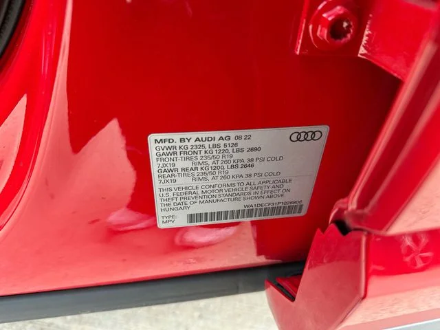 Used 2023 Red Audi Premium image 36