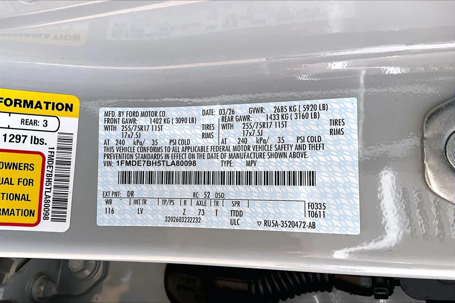 New 2026 Avalanche Gray Ford Big Bend® image 21