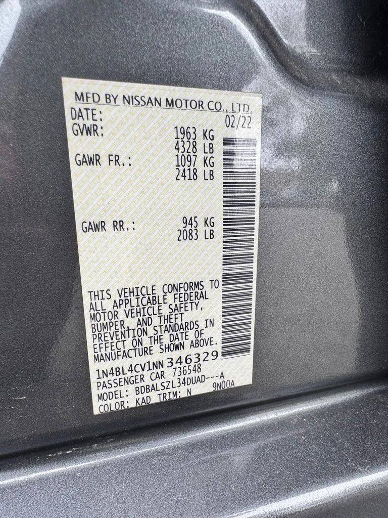Used 2022 Gray Nissan 2.5 SR image 10