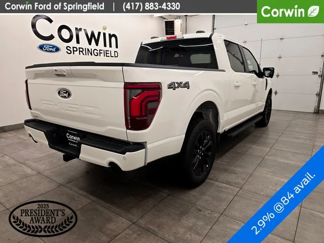 New 2026 Star White Metallic Tri-Coat Ford Lariat® image 8