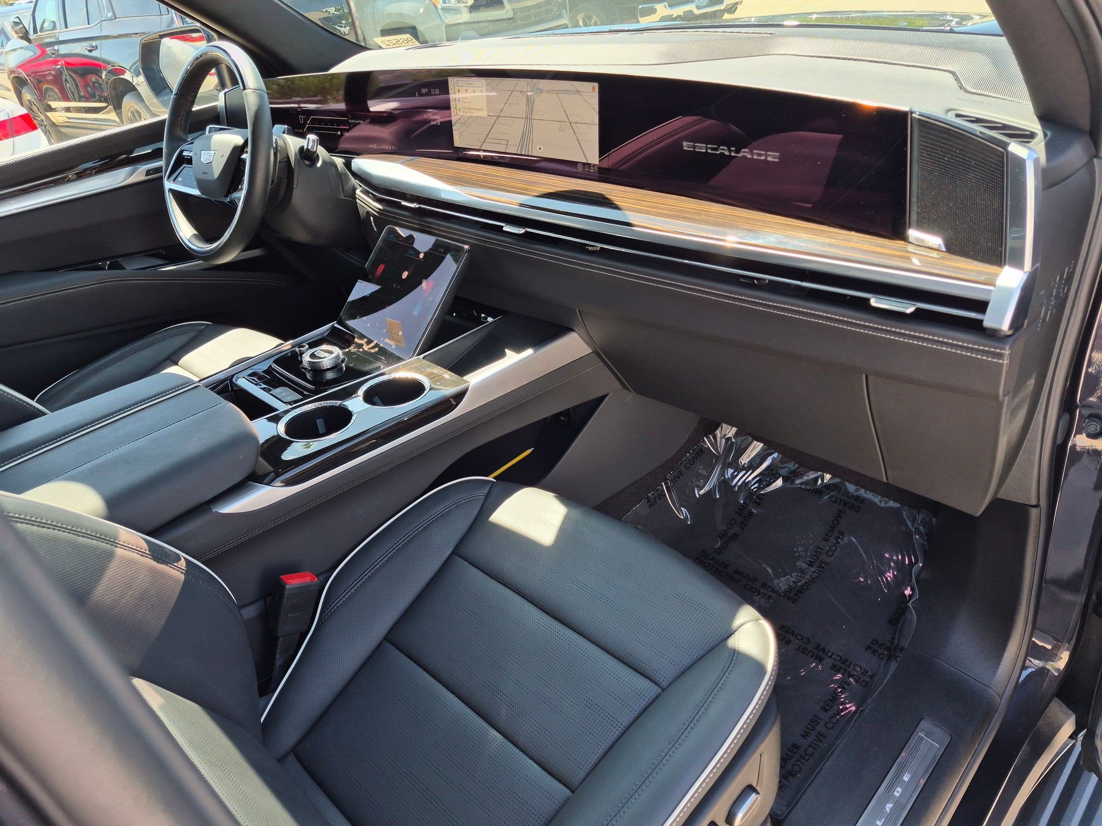 Used 2025 Galactic Gray Metallic Cadillac Premium Luxury image 31