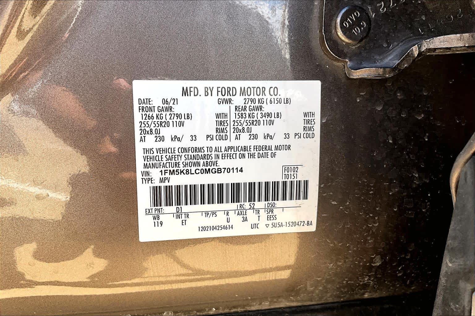 Used 2021 Stone Gray Metallic Ford King Ranch image 36