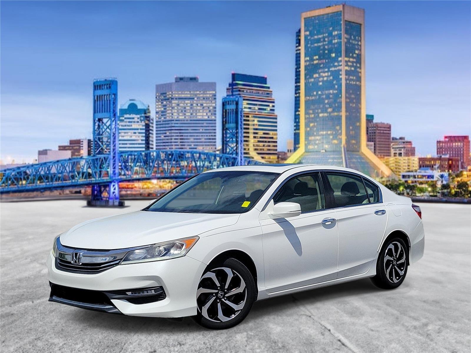 Used 2017 White Orchid Pearl Honda EX-L image 1