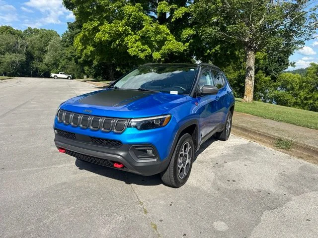Used 2022 Blue Jeep Trailhawk image 3