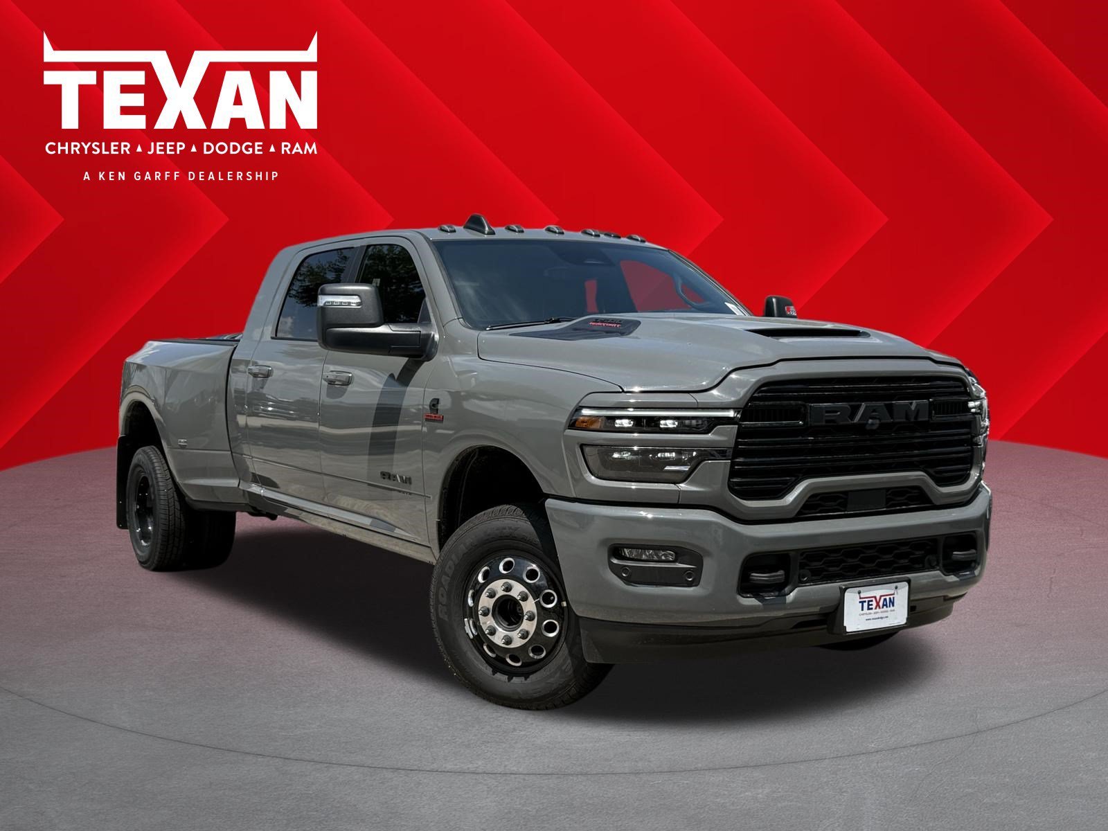 New 2026 Ceramic Gray Clear-Coat Exterior Paint RAM Laramie image 1