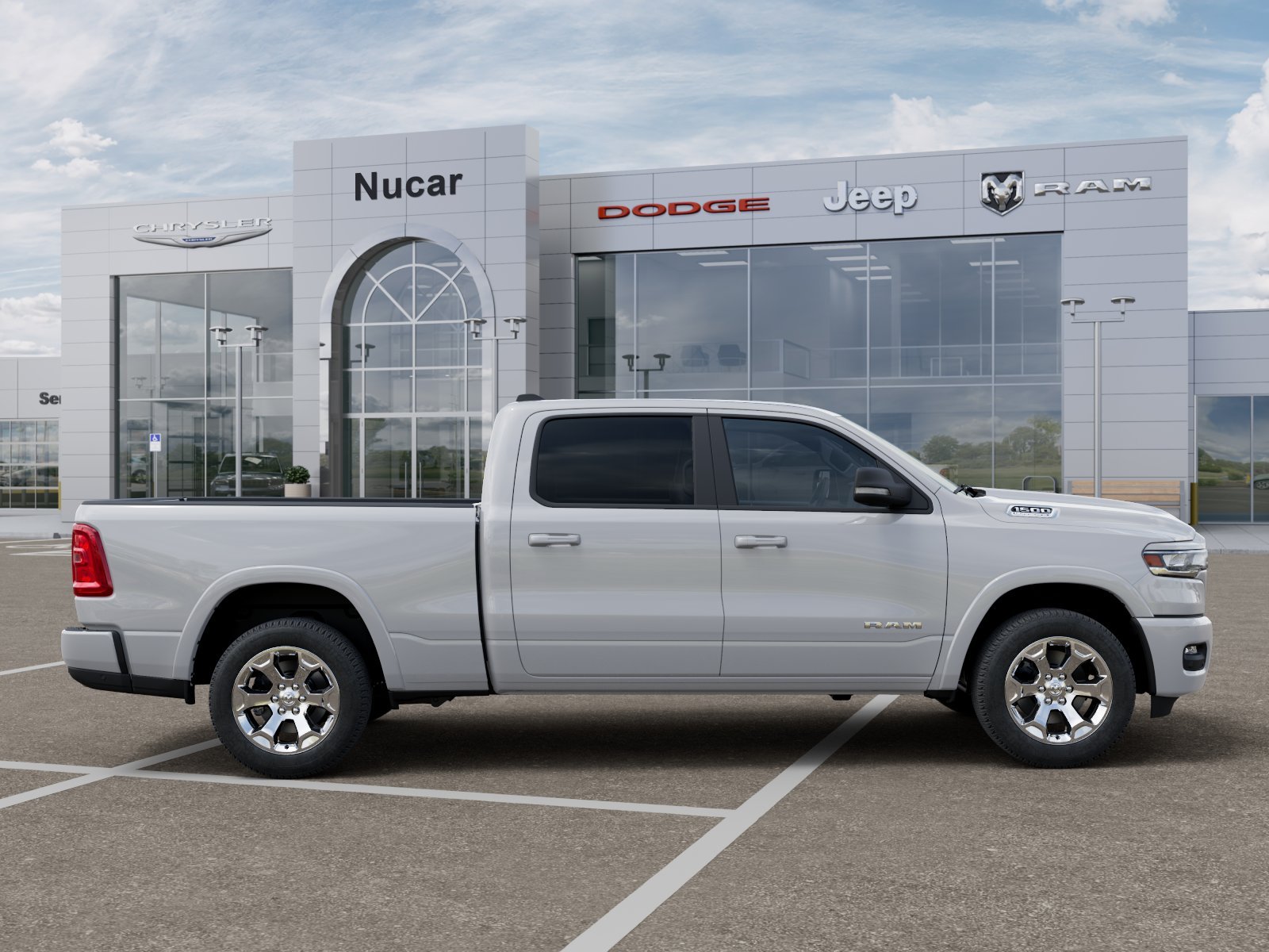 New 2026 Bright White Clear-Coat Exterior Paint RAM Big Horn/Lone Star image 21