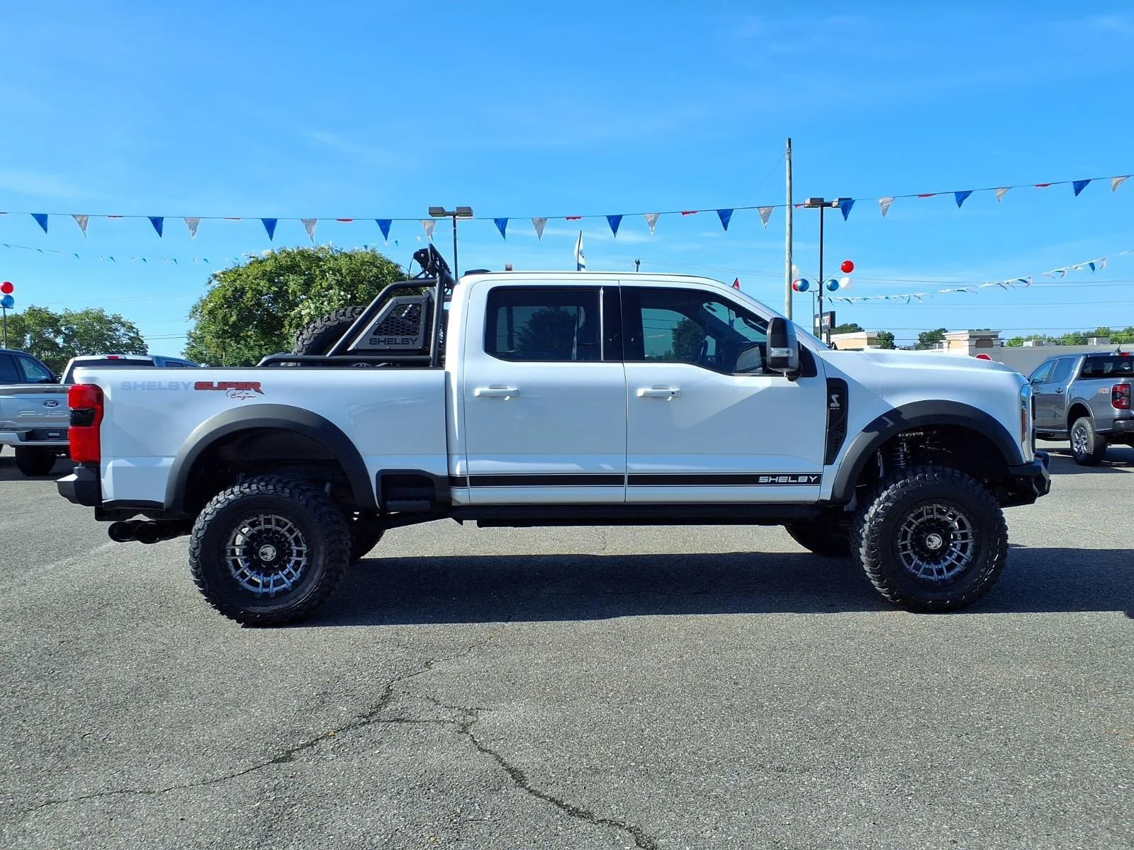 Used 2024 Star White Metallic Tri-Coat Ford LARIAT image 12