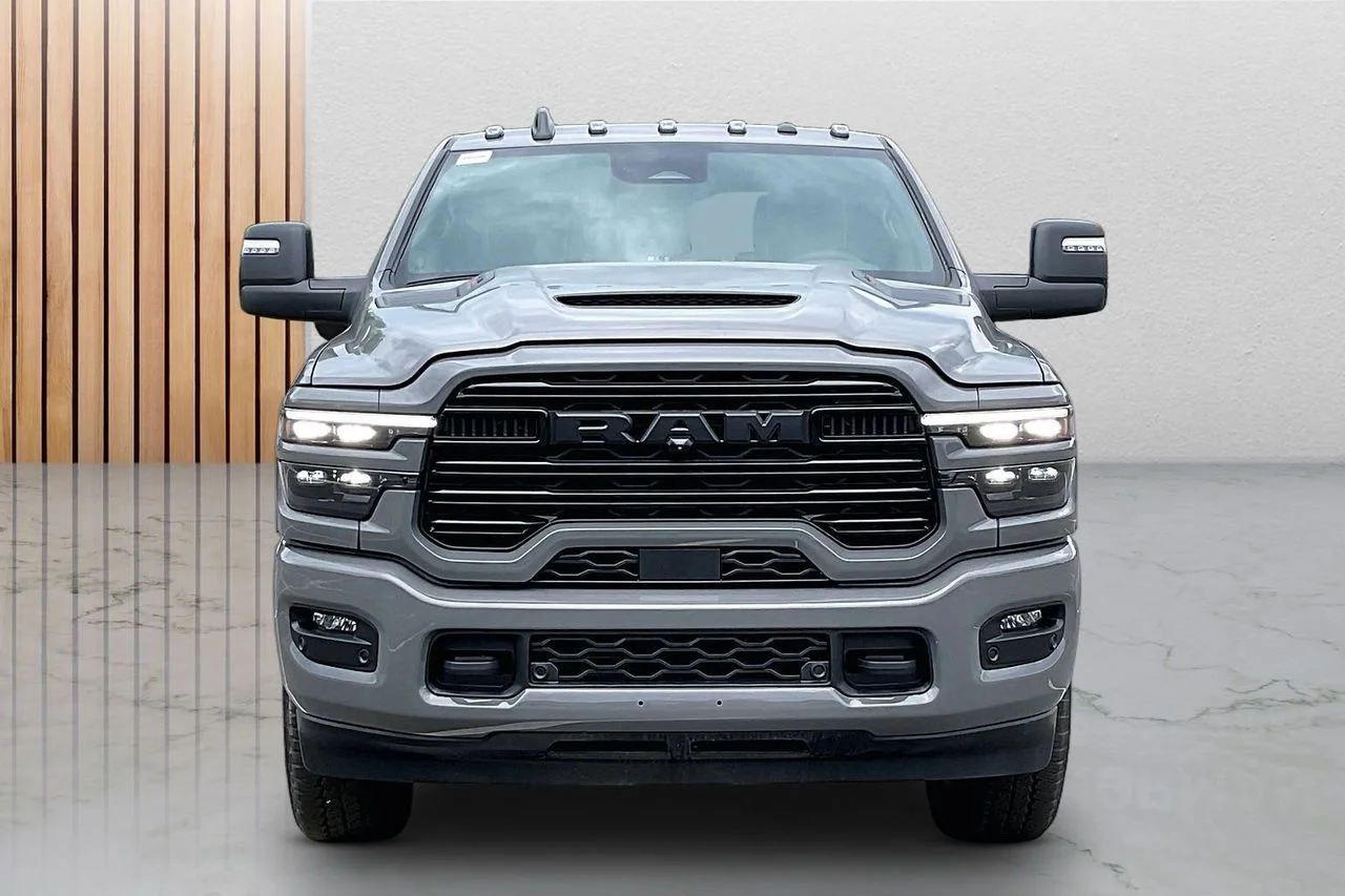 New 2026 Ceramic Gray Clear-Coat Exterior Paint RAM Laramie image 3