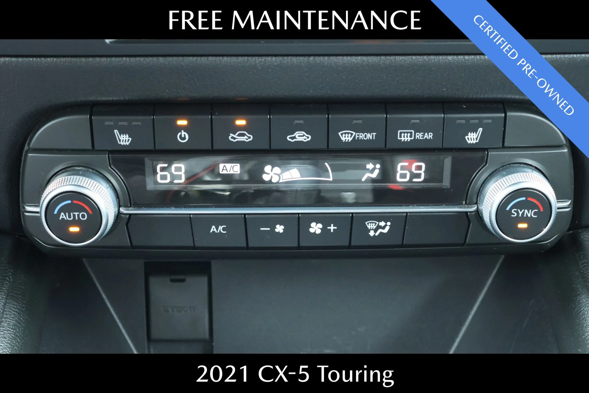 Certified Used 2021 Black Mazda Touring image 16