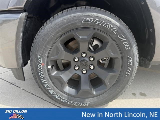New 2026 Granite Crystal Metallic Clear-Coat Exterior Paint RAM Big Horn Crew Cab 4x4 5