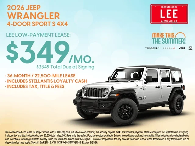 New 2026 Goldilocks Jeep 4-DOOR SPORT S image 4