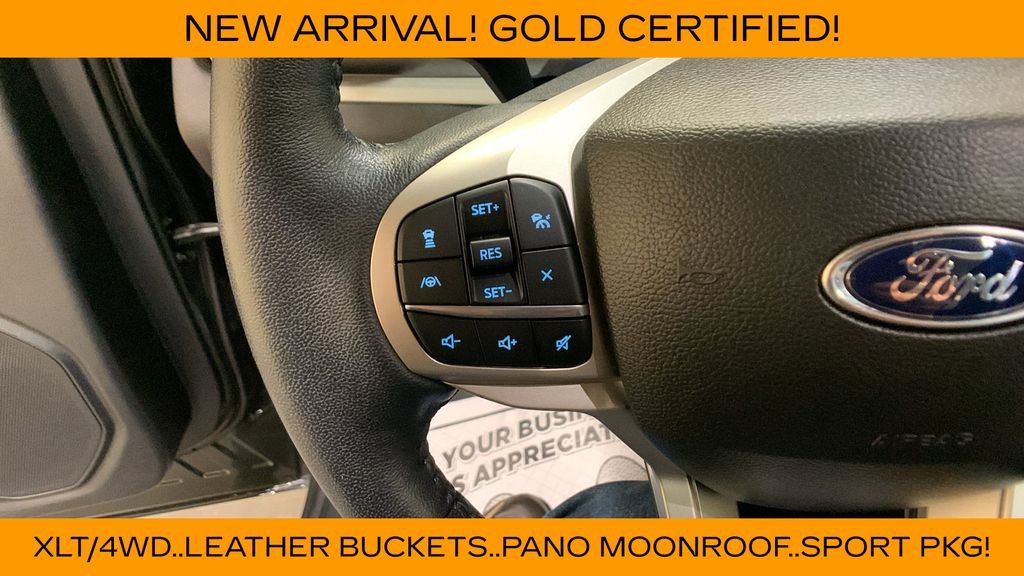 Certified Used 2023 Green Metallic Ford XLT image 36