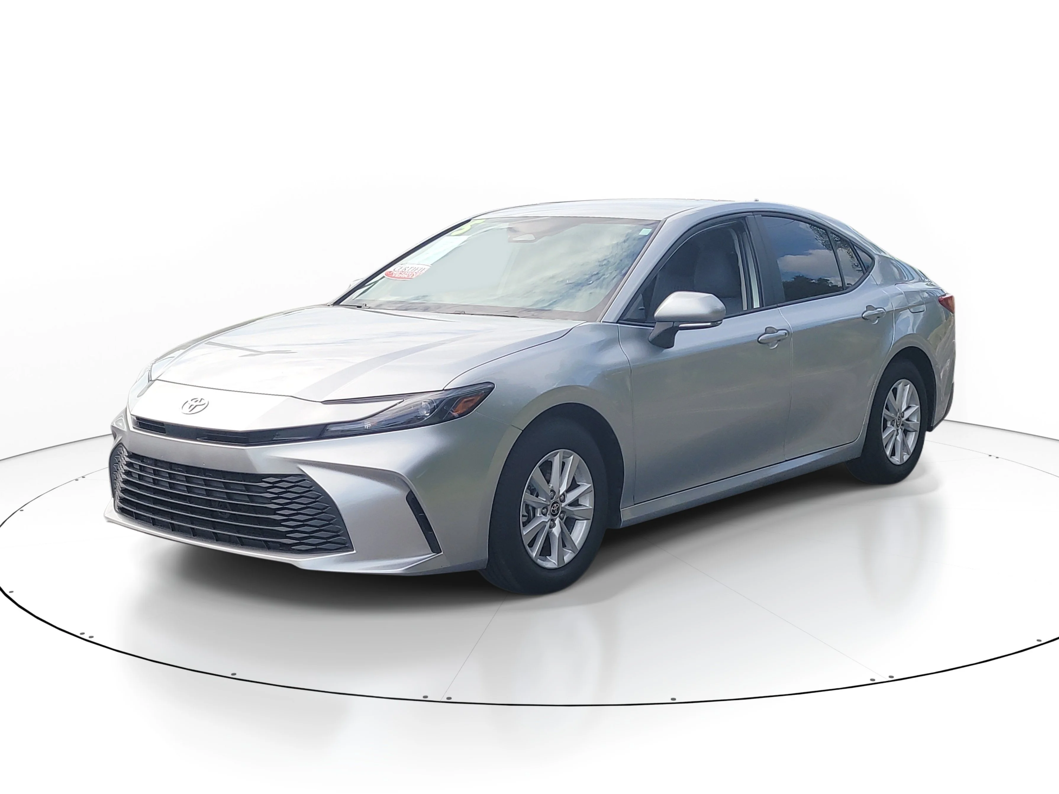 Used 2025 Celestial Silver Metallic Toyota LE image 3