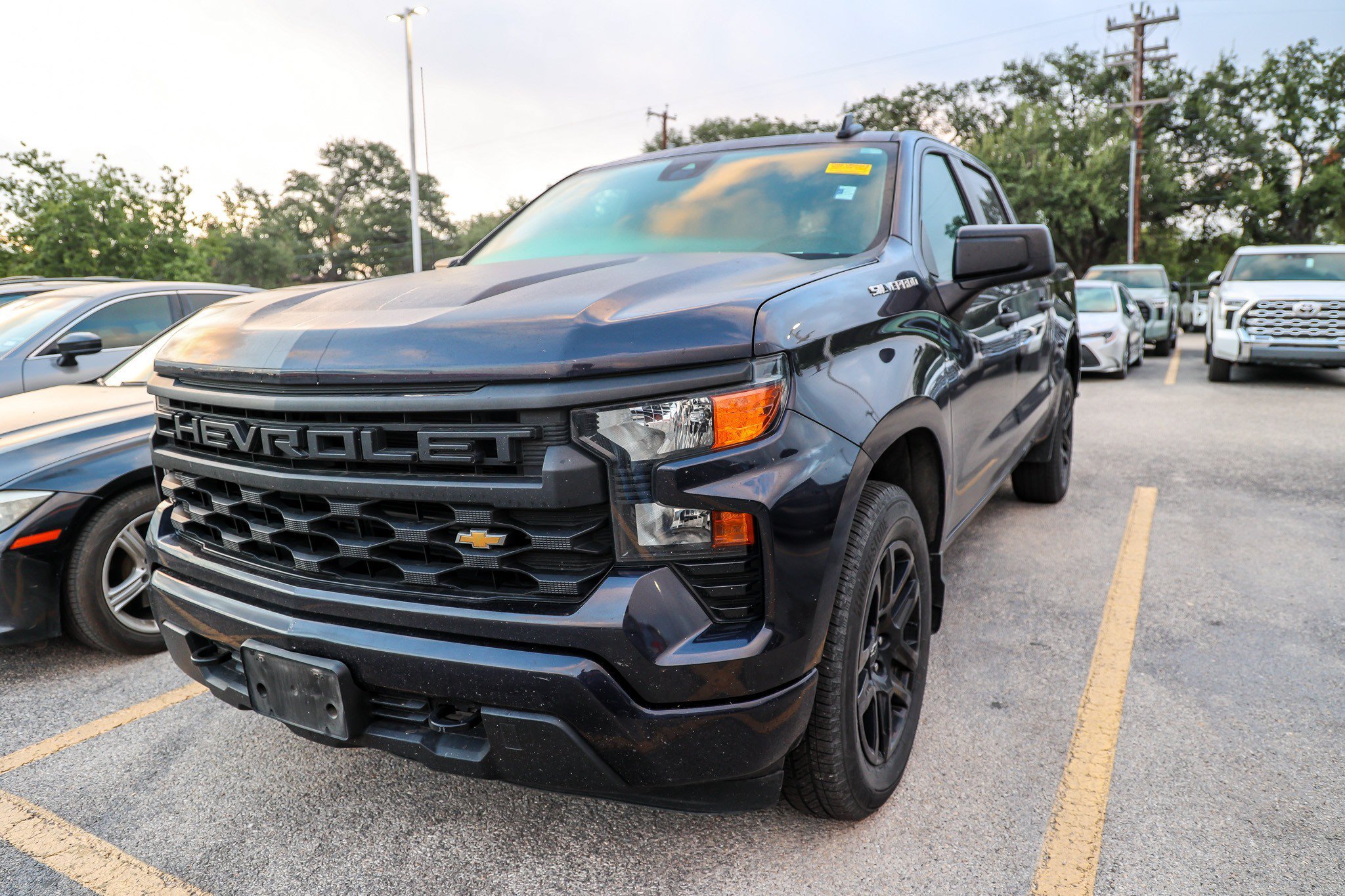 Used 2023 Dark Ash Metallic Chevrolet Custom image 1