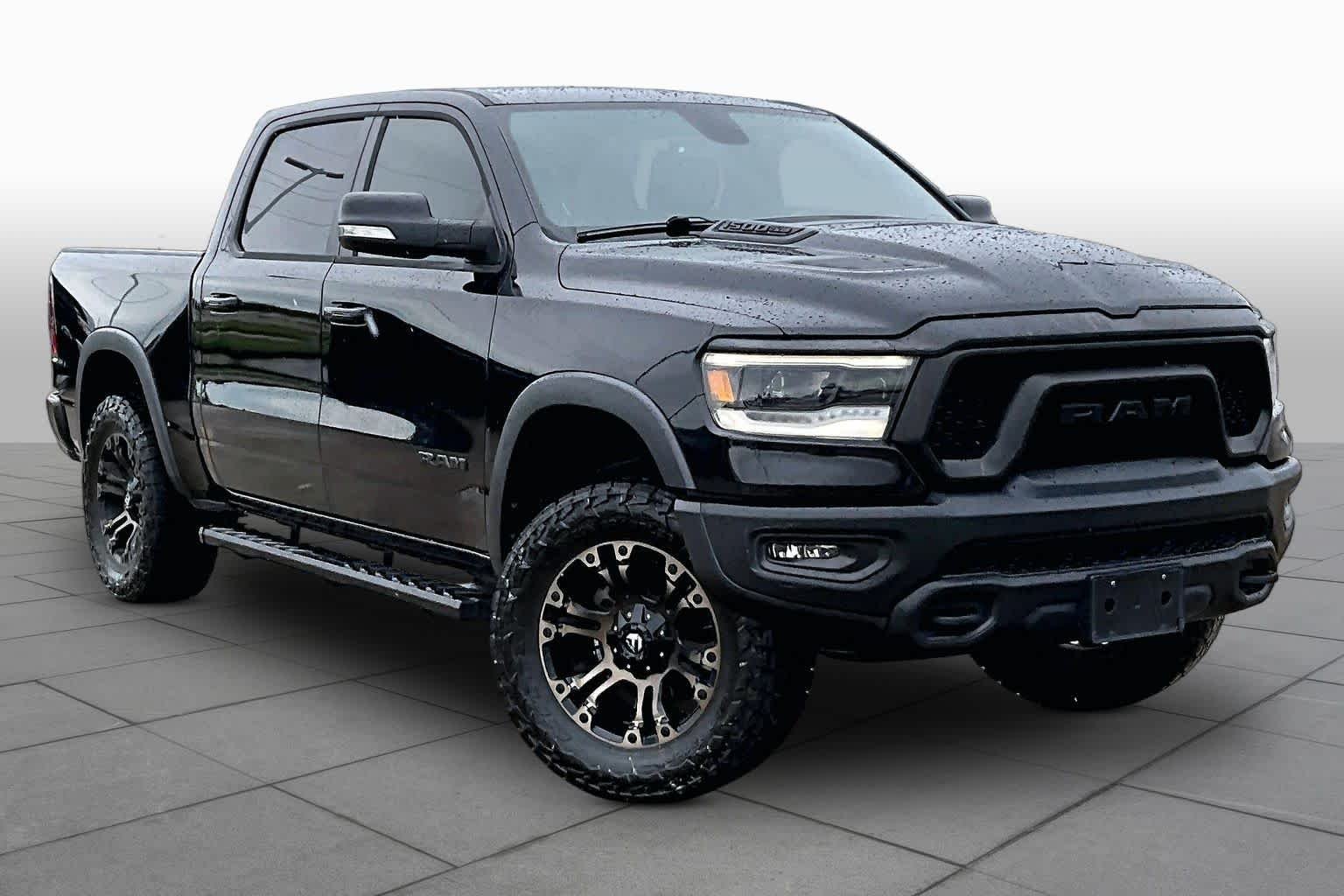 Used 2020 Diamond Black Crystal Pearlcoat Ram Rebel image 3