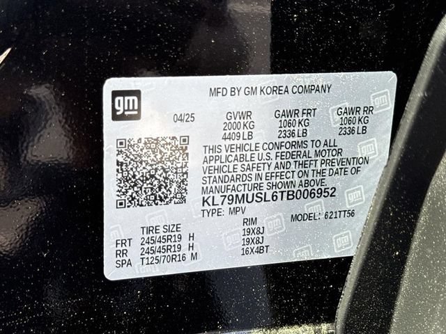 New 2026 Mosaic Black Metallic Chevrolet RS image 23