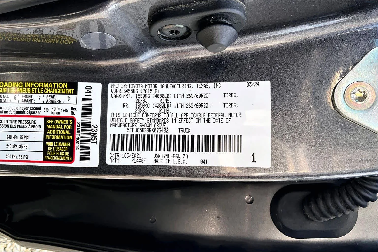 Used 2024 Magnetic Gray Metallic Toyota Limited Hybrid image 69