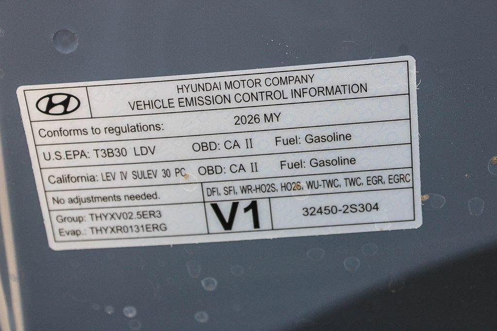 New 2026 Blue Hyundai SEL Sport image 55