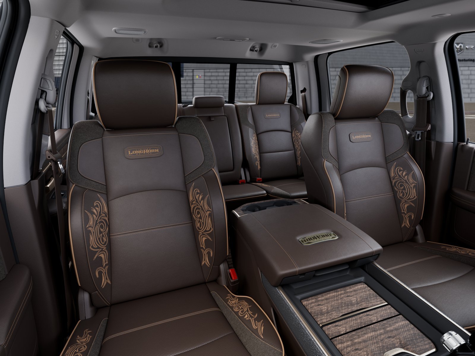 New 2026 Forged Blue Metallic Exterior Paint RAM Limited Longhorn image 16