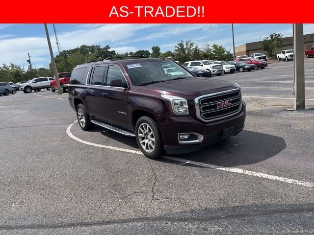 Used 2017 Black Cherry Metallic GMC SLT image 1