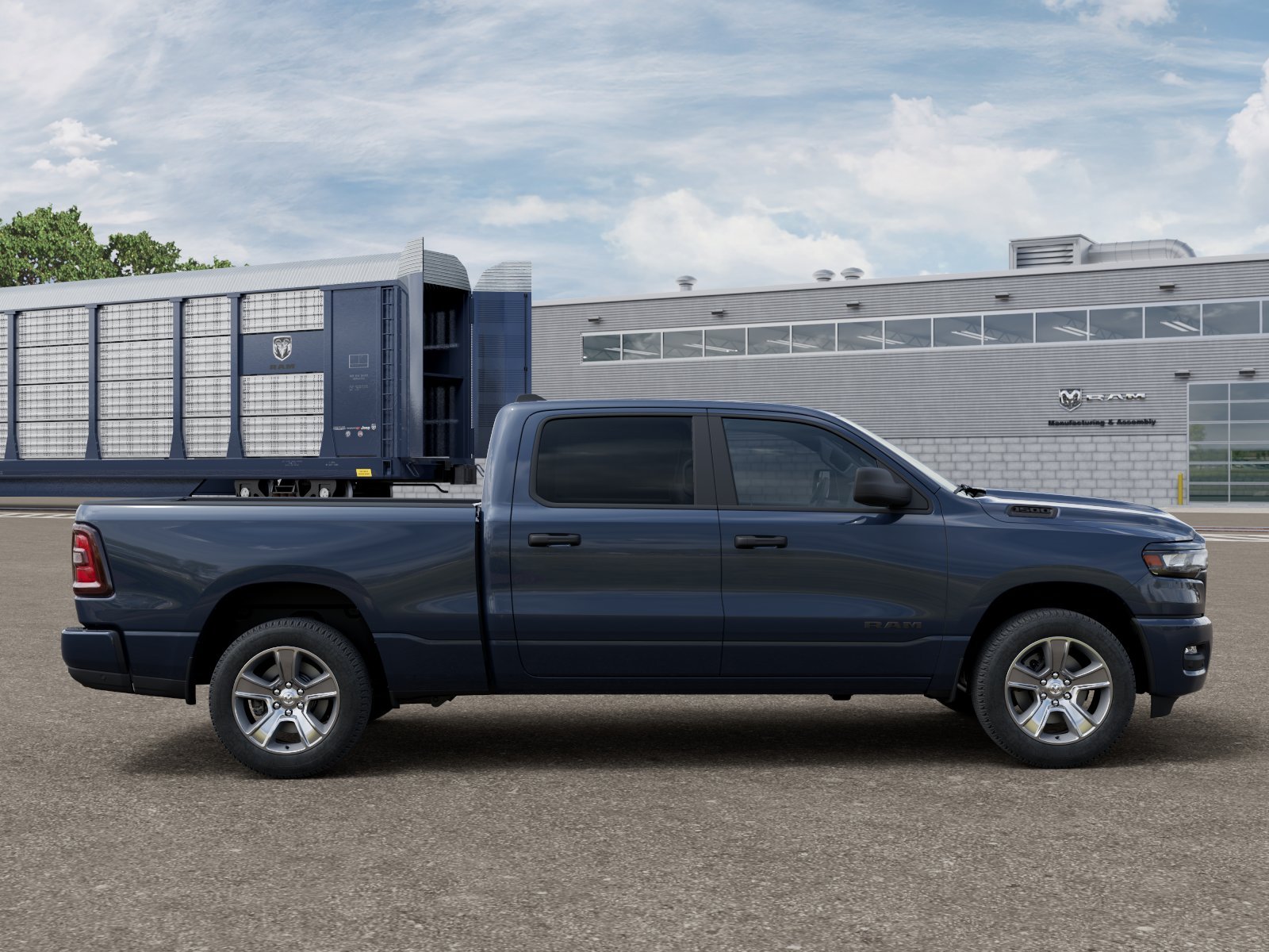 New 2026 Forged Blue Metallic Exterior Paint RAM  image 12