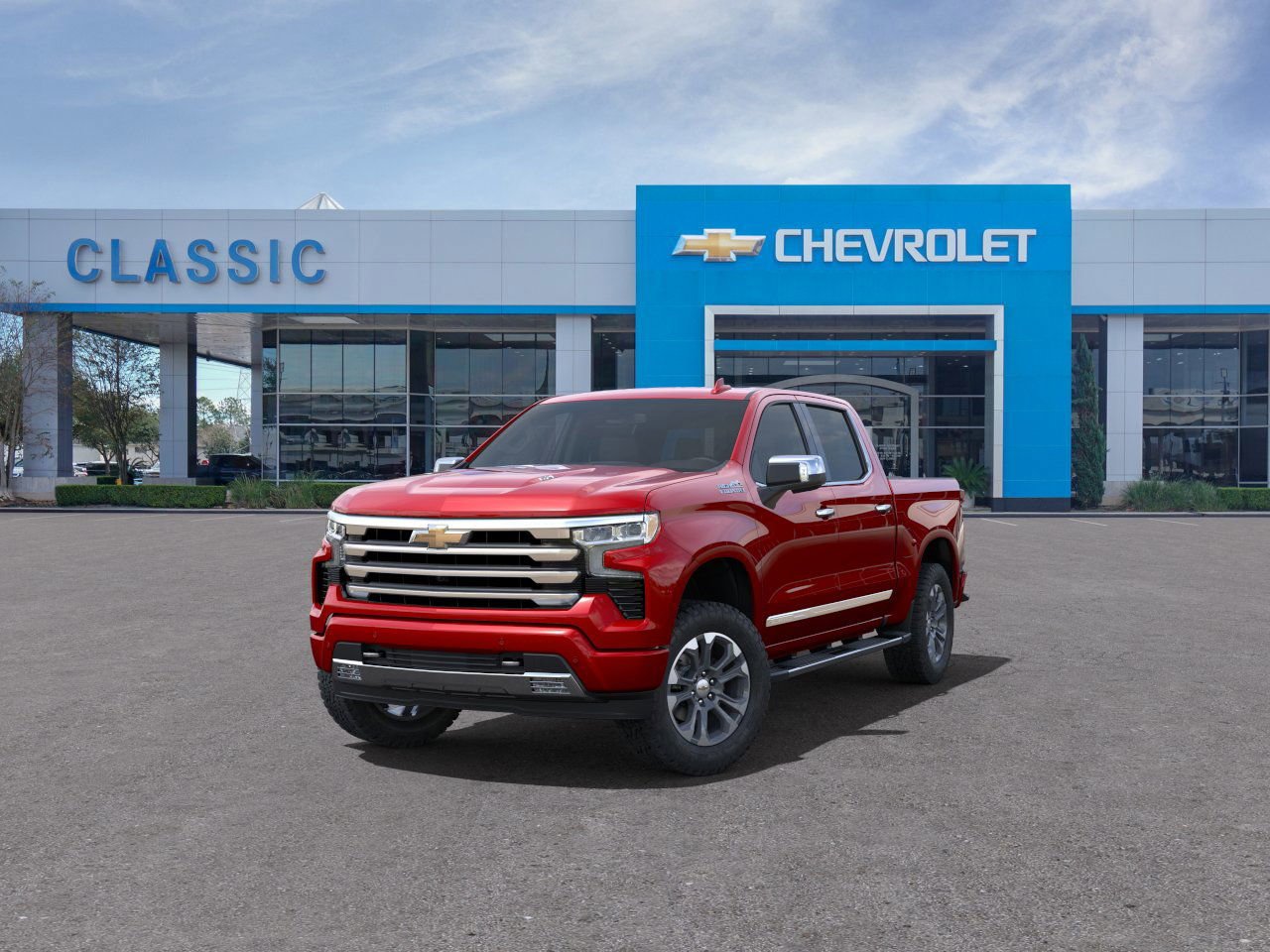 2025 Chevrolet Silverado 1500 High Country Red at Classic Elite Chevrolet Hwy 6
