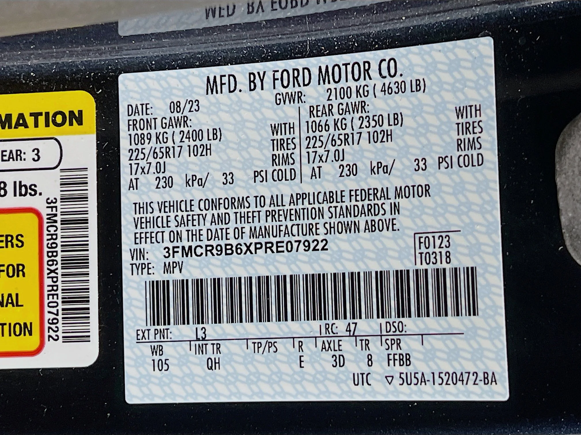 Used 2023 Blue Ford BIG BEND image 30