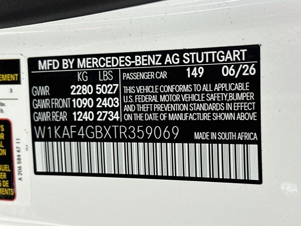 New 2026 Polar White Mercedes-Benz C 300 image 34