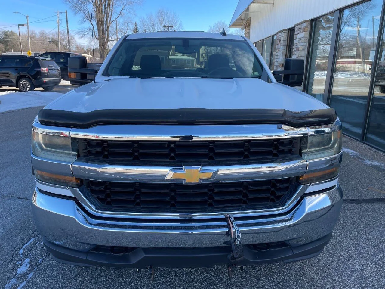 Used 2018 Summit White Chevrolet LS 4x4 2dr Regular Cab 8 ft. LB image 2