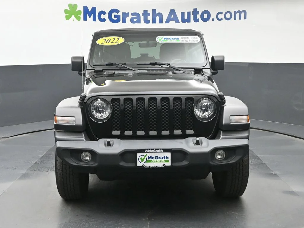 Used 2022 Black Jeep Unlimited Sport S image 7
